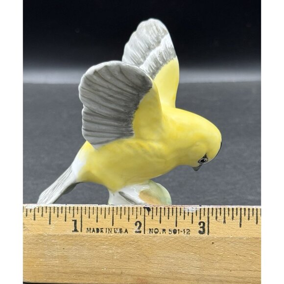 Vintage Crown Staffordshire American Goldfinch, Barbara Linley Adams, Signed - Picture 7 of 7
